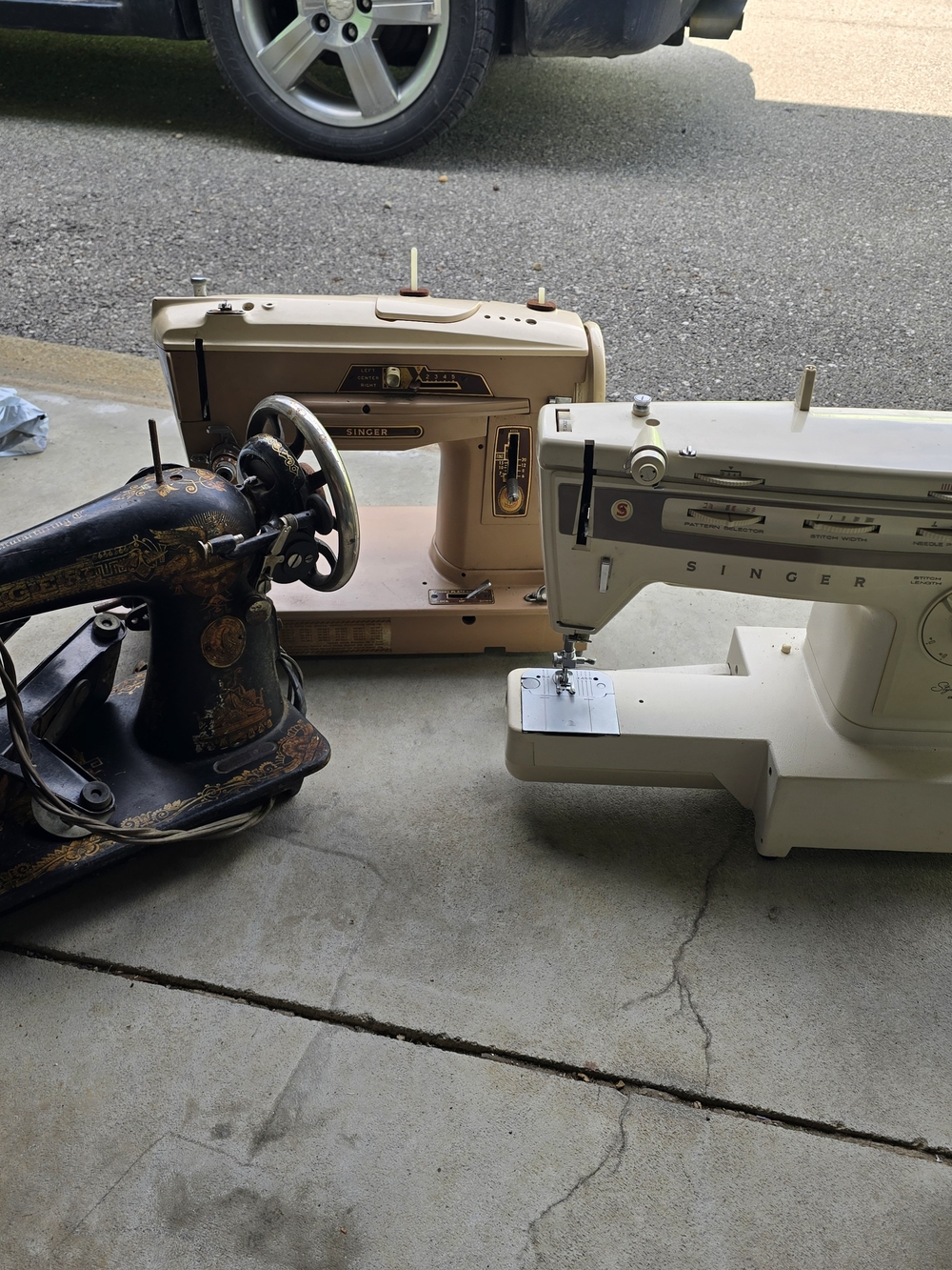 Singer 403a, Model 27 And Stylist 837